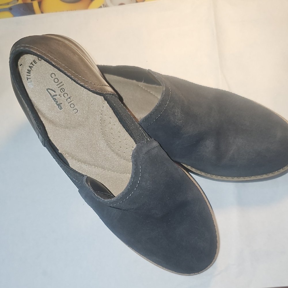 Clarks Women's Black Slip-On Shoes